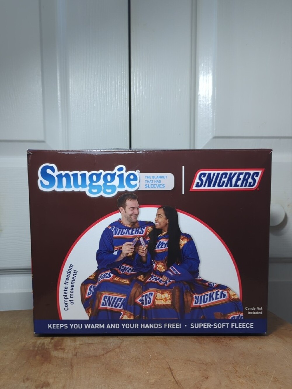 Blue Snickers Snuggie Robe - Picture 7 of 8